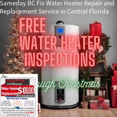 Same-Day BC of Lakeland Announces Hot Water Heater Repair Service Holiday Special in Tampa, FL