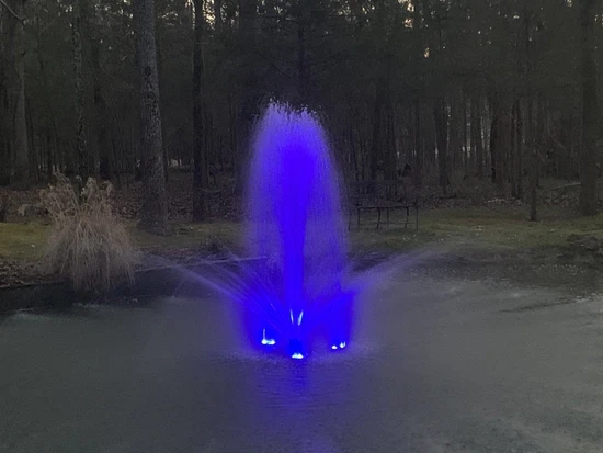 Fountain Mountain Offering Scott Pond Fountains and Spectacular Pond Lights