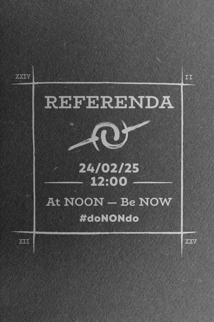 Referenda as a Meme: Non-doers community invites everyone to agree on something together